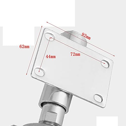 ZYFA Heavy Duty Spring Loaded Swivel Caster for Gates