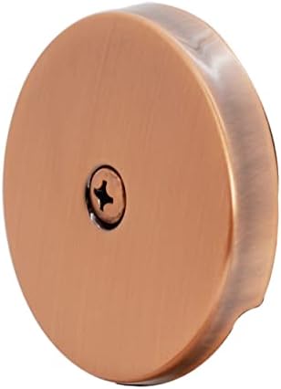 Westbrass D328-11 3-18 Overflow Faceplate - Antique Copper