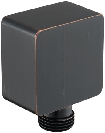 Wall Supply Elbow for Handshower Brass Square Mount Hose Connector G12
