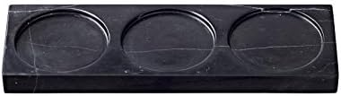 CRUSHGRIND Salt Pepper Mill Tray - Marble 3 Spots Holder