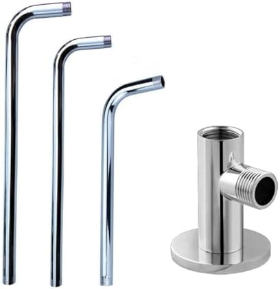 Adjustable Wall Mounted Shower Head Extension Arm 15Cm