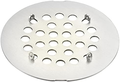 Bropury 4-14-Inch Snap-in Shower Drain Cover Stainless Steel Antique Bronze