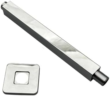 Chrome Ceiling Mount Shower Arm 25cm Stainless Steel