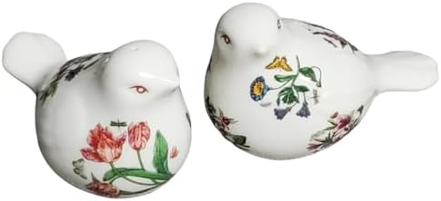 Portmeirion Botanic Garden Bird Shaped Salt Pepper Shaker Set