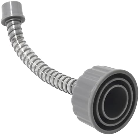 ZNTVW AC Drain Lines Cleaner Tool with Wet Vac Attachment Grey
