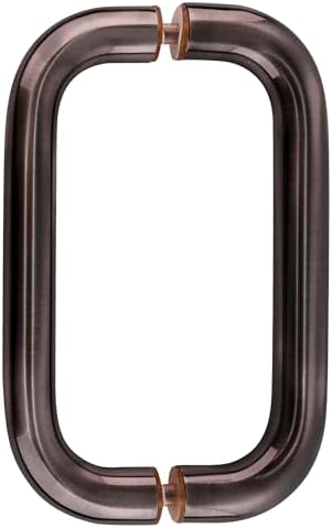 Brixwell 8 Inch Back To Back Tubular Shower Handle Antique Copper