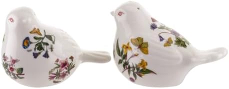 Portmeirion Botanic Garden Bird Shaped Salt Pepper Shaker Set