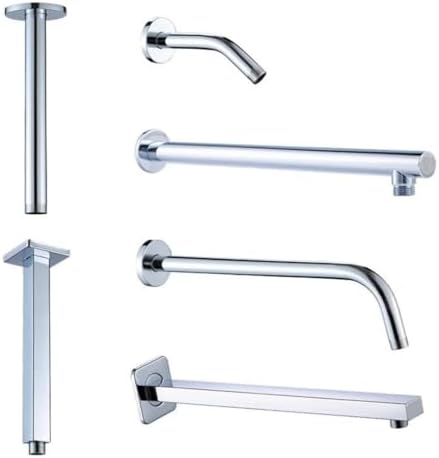 Stainless Steel Wall Mounted Shower Arm with Ceiling Rod