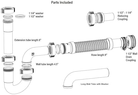Coflex Universal Sink Drain Kit