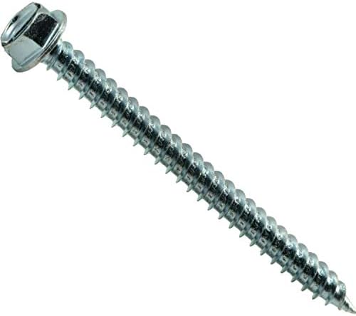 014973455934 Hex Sheet Metal Screws 8x2 122 Pack