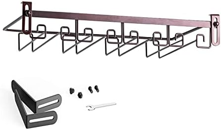 WORDFUN Bronze Adjustable Stemware Holder 2 Rows