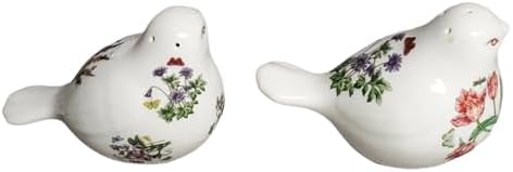 Portmeirion Botanic Garden Bird Shaped Salt Pepper Shaker Set