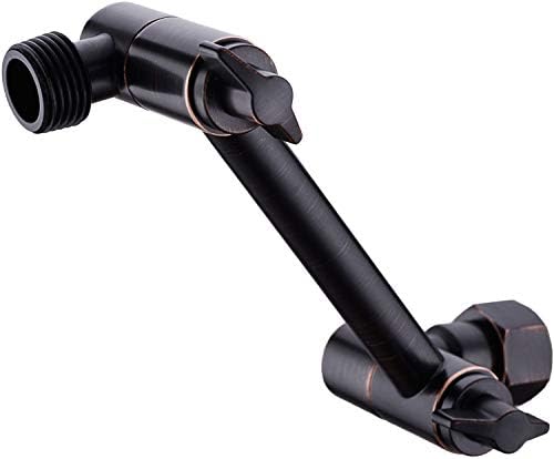 TRUSTMI 4 Inch Adjustable Shower Arm with Oil Rubbed Bronze Finish