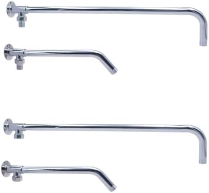 Stainless Steel Wall Mounted Shower Arm Holder - 28cm 45 Degree Extension