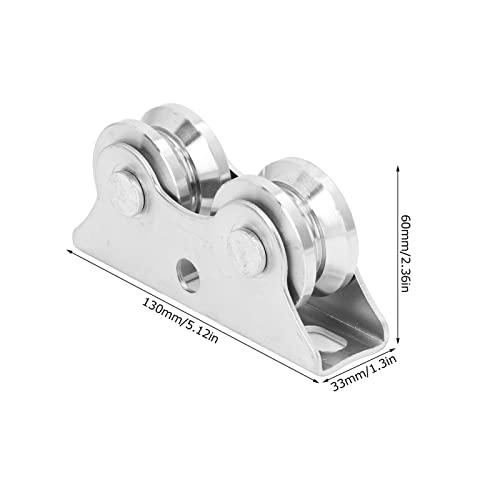 Yuecoom V Shape Double Bearing Caster for Heavy Duty Rolling Gates