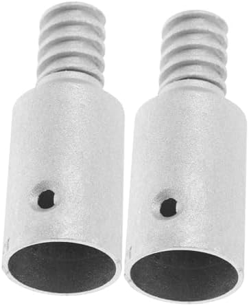 2pcs Metal Threaded Tip Replacement Kit for Broom and Mop Handles