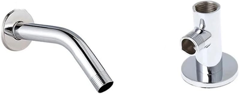 Adjustable Wall Mounted Shower Head Extension Arm 15Cm