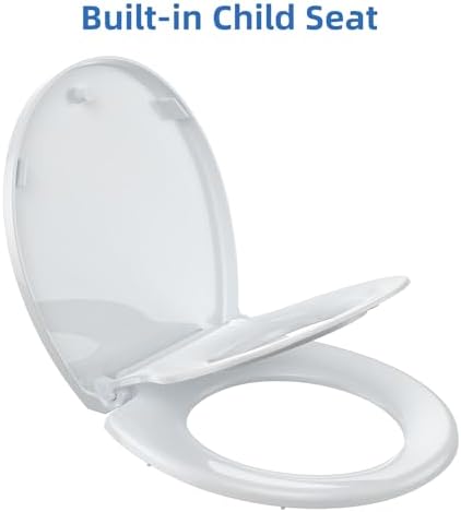 GAOMON Round Toilet Seat with Toddler Seat 1