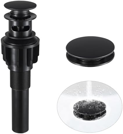 Jorilaisa Pop Up Drain Stopper Matte Black