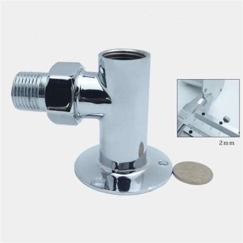 Stainless Steel Wall Mounted Shower Arm Holder - 28cm 45 Degree Extension