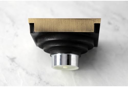 Kingston Brass Watercourse Scroll 4 Inch Square Grid Drain Strainer