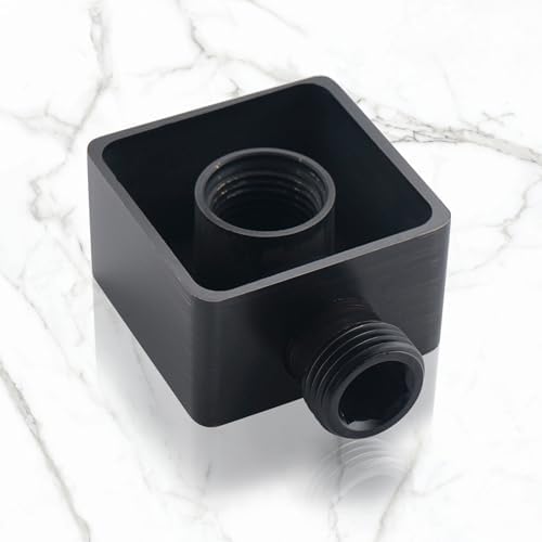 Wall Supply Elbow for Handshower Brass Square Mount Hose Connector G12