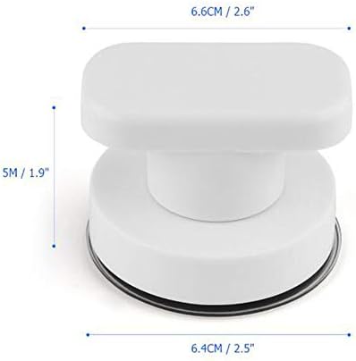 WANLIAN Suction Cup Door Handle for Glass and Bathroom Use