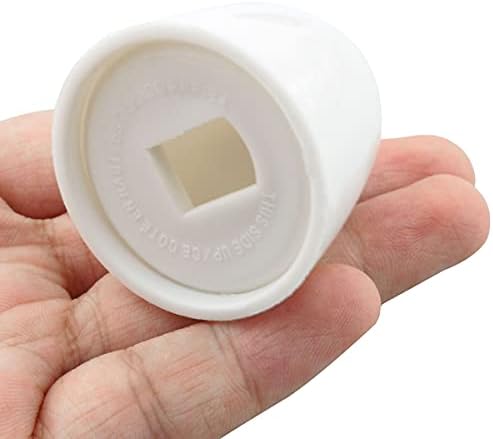 4pcs Universal Toilet Bolt Caps White