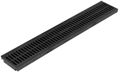 NDS Black 243 2 Speed-D Channel Drain Grate 1