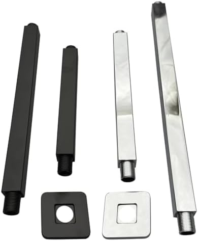 Chrome Ceiling Mount Shower Arm 25cm Stainless Steel