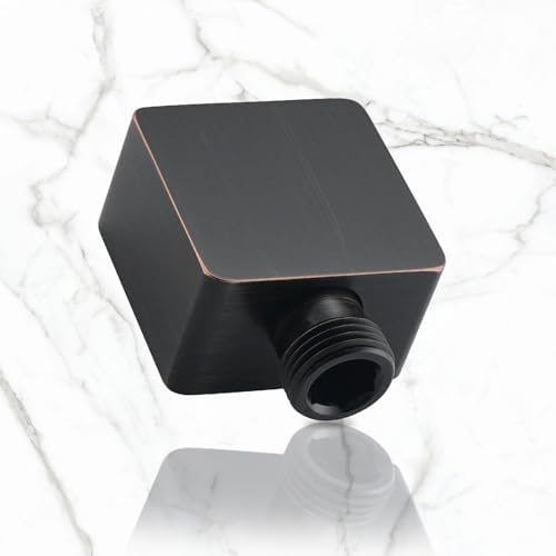 Wall Supply Elbow for Handshower Brass Square Mount Hose Connector G12