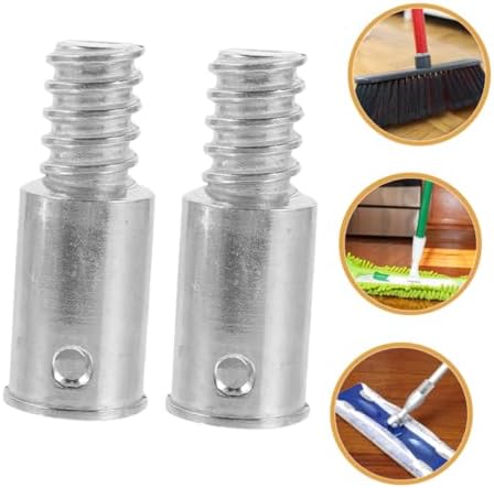 25mm Aluminum Alloy Broom Handle Adapter 2 Pcs 1