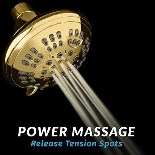 ShowerMaxx ImperialShine Gold Fixed Shower Head