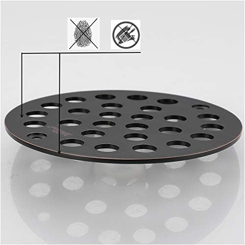 4-Inch Screw-in Shower Strainer Drain Cover Replacement