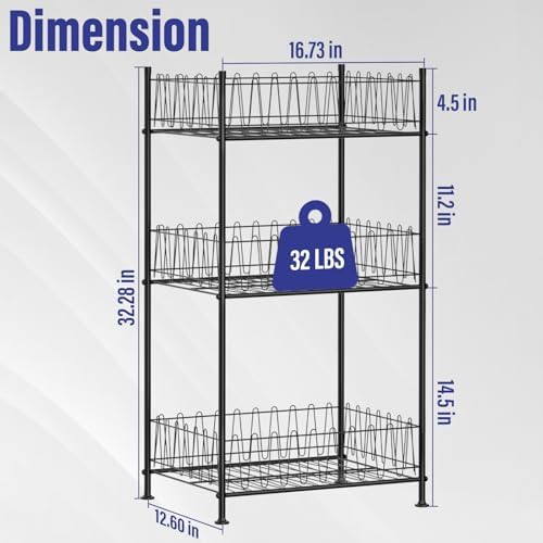 Smusei 3 Tier Drink Organizer for Kitchen Storage