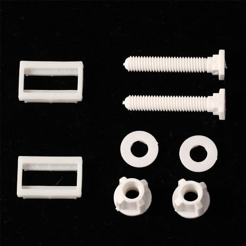 Pokinge 10pcs Toilet Seat Hinges and Screws