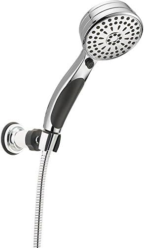Delta Faucet 9-Spray Wall-Mount Hand Held Shower with Chrome Finish