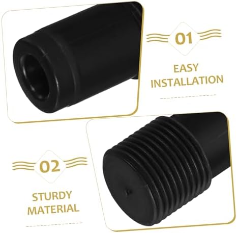 2pcs Plastic Threaded Broom Handle Adapter for Mops and Brushes