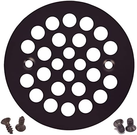 4-14 Round Shower Grate Drain Strainer Oil Rubbed Bronze