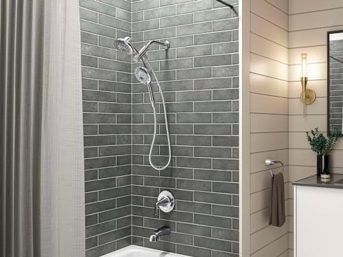 KOHLER Freespin Bellerose 3-Spray Dual Wall Mount Shower Head