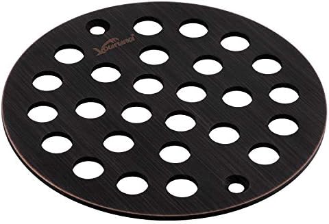 4-Inch Screw-in Shower Strainer Drain Cover Replacement