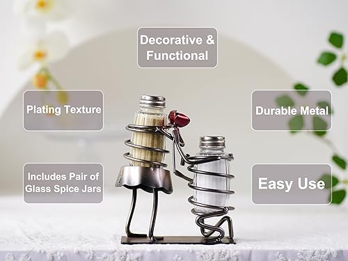 Funny Salt and Pepper Shakers Set - Rose Lovers