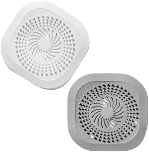 Pagabach Hair Catcher Silicone Drain Cover 2 Pack