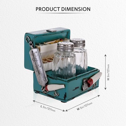 Pine Ridge Rustic Glass Salt and Pepper Shakers Set