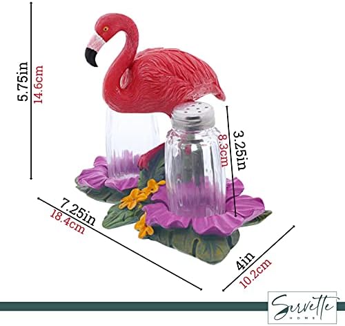 Flamingo Salt Pepper Shaker Set by Servette Home