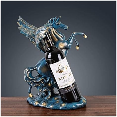 ALDEPO Wine Rack with Horse Art Design