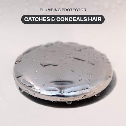 Chrome Cherry Tub Flo Drain Hair Catcher 075 x 264 Fit