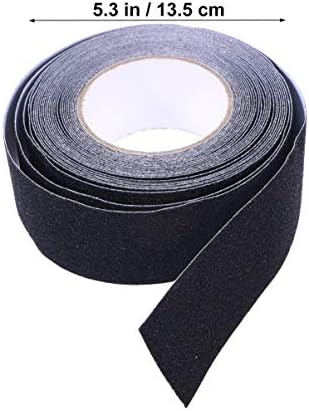 ULTECHNOVO Black Anti-Slip Tape 5cm x 10m Durable Safety Warning Tape