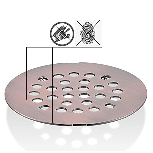 RRAJJ 4-14 Inch Round Shower Drain Cover Replacement 1