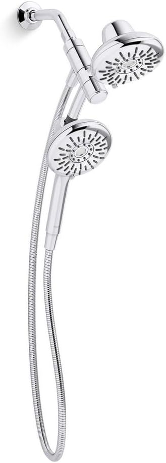 KOHLER Freespin Bellerose 3-Spray Dual Wall Mount Shower Head